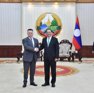 Prime Minister Sonexay Welcomes Russian Prosecutor General’s Delegation 